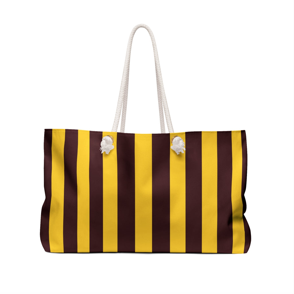 Positano Striped Beach Bag — Mediterranean Travel Tote