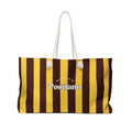 Positano Striped Beach Bag — Mediterranean Travel Tote