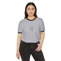 Ringer T-Shirt - "C'est La Vie" Minimal French Vintage Tee