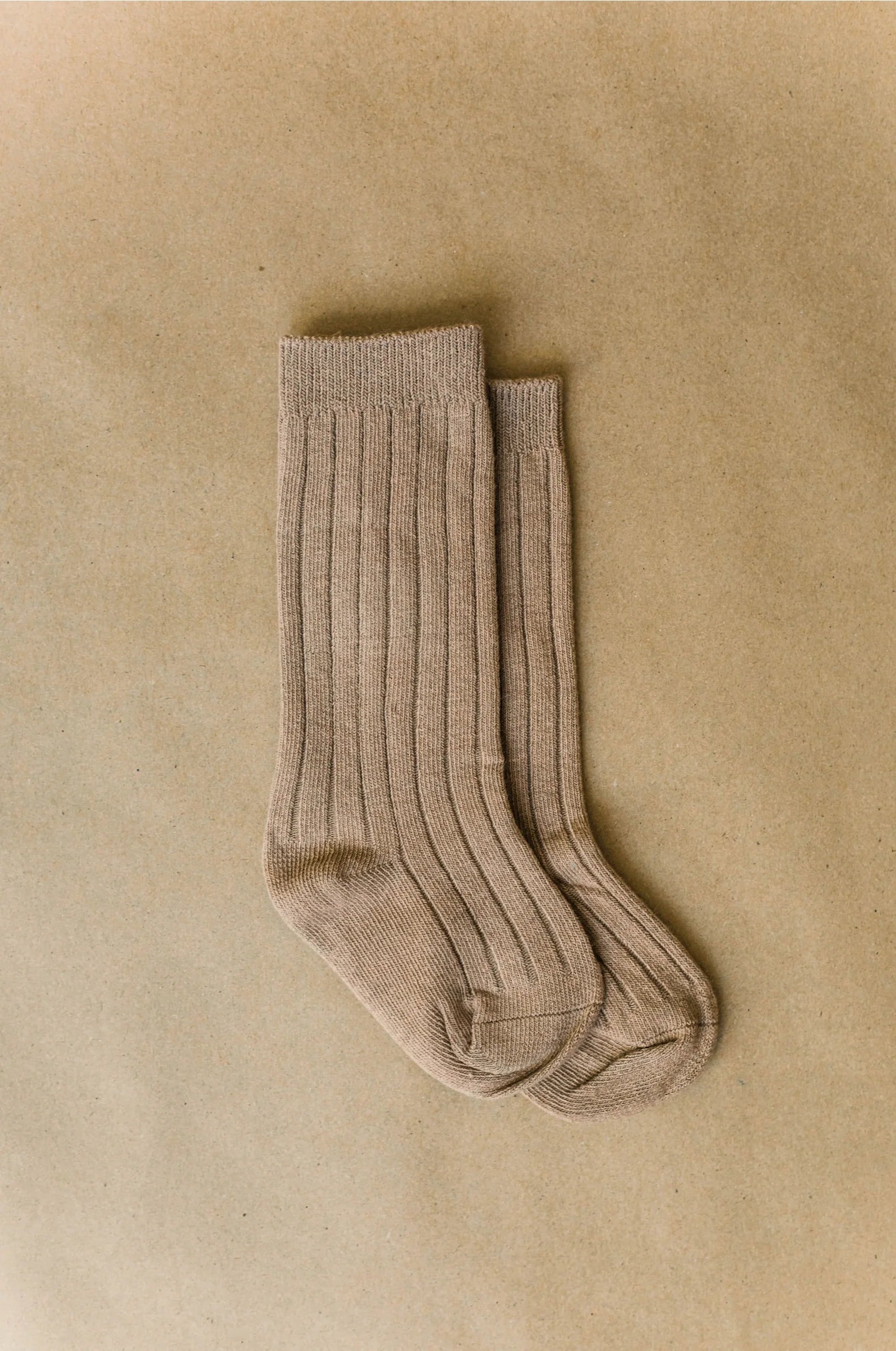 Brown-Knee high socks