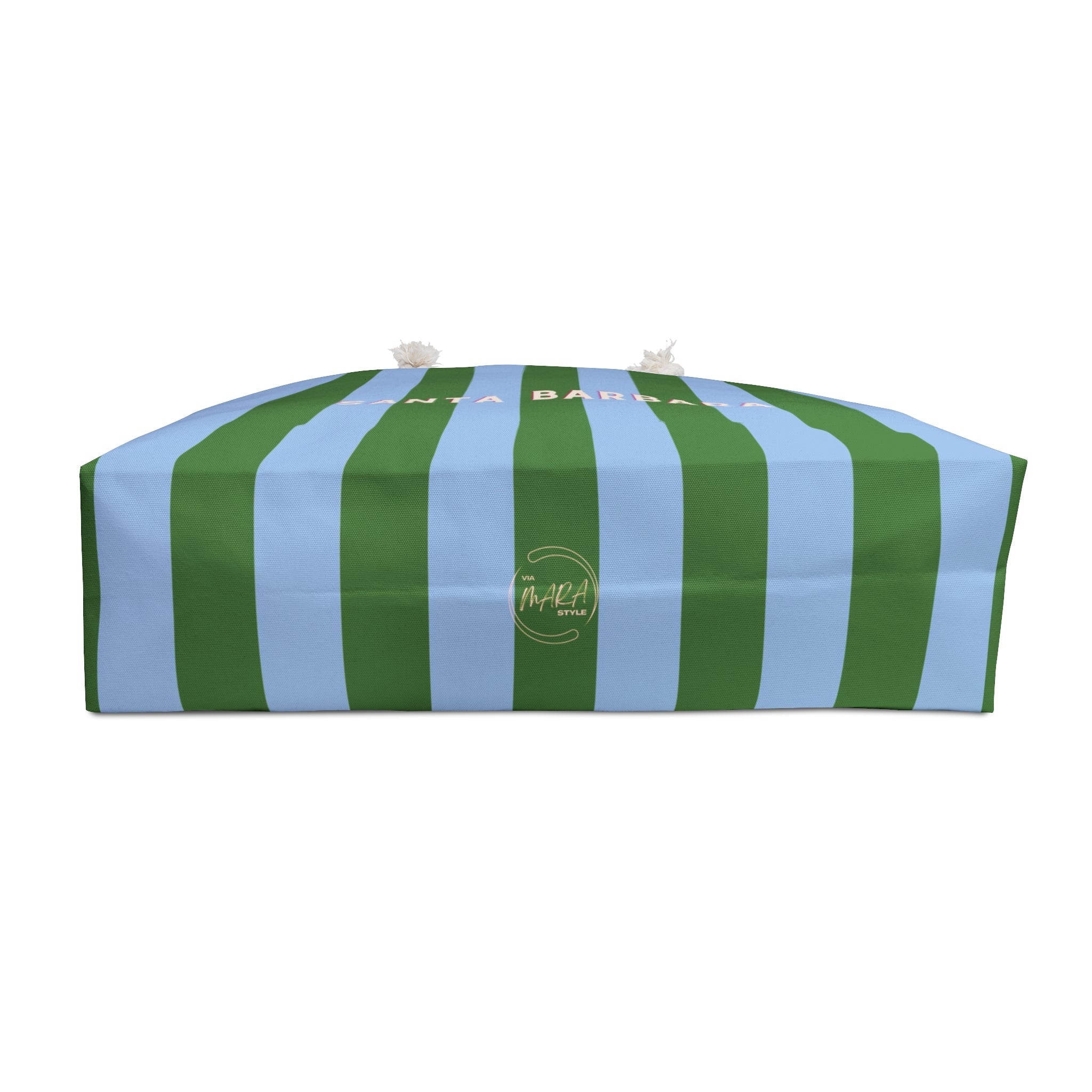 Santa Barbara Striped Weekender Bag — Preppy Beach Tote